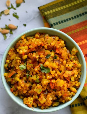 Masala Veggie Sabudana Khichdi